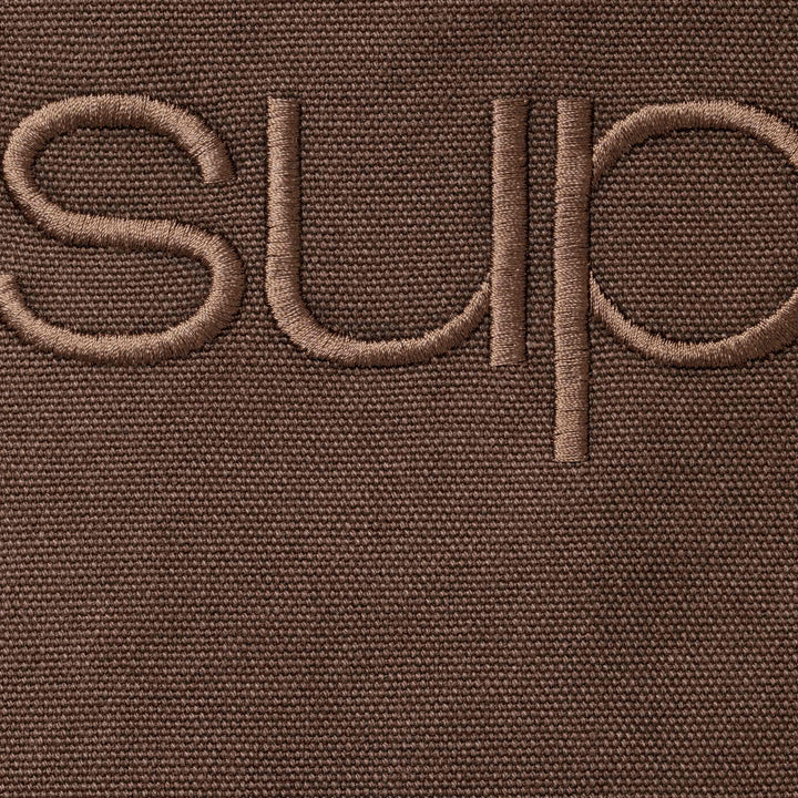 Supreme Faux Shearling Lined Bomber Jacket (FW26) - Brown