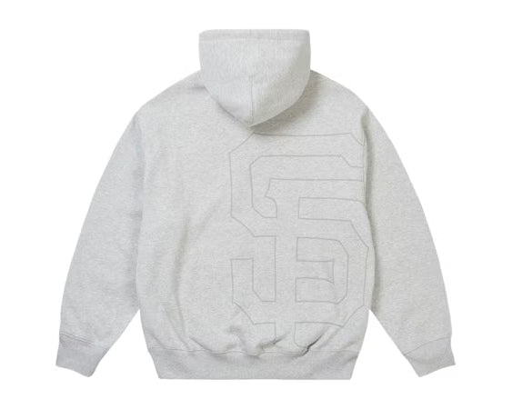 Palace x San Francisco Giants Hoodie (SS26) - Grey Marl