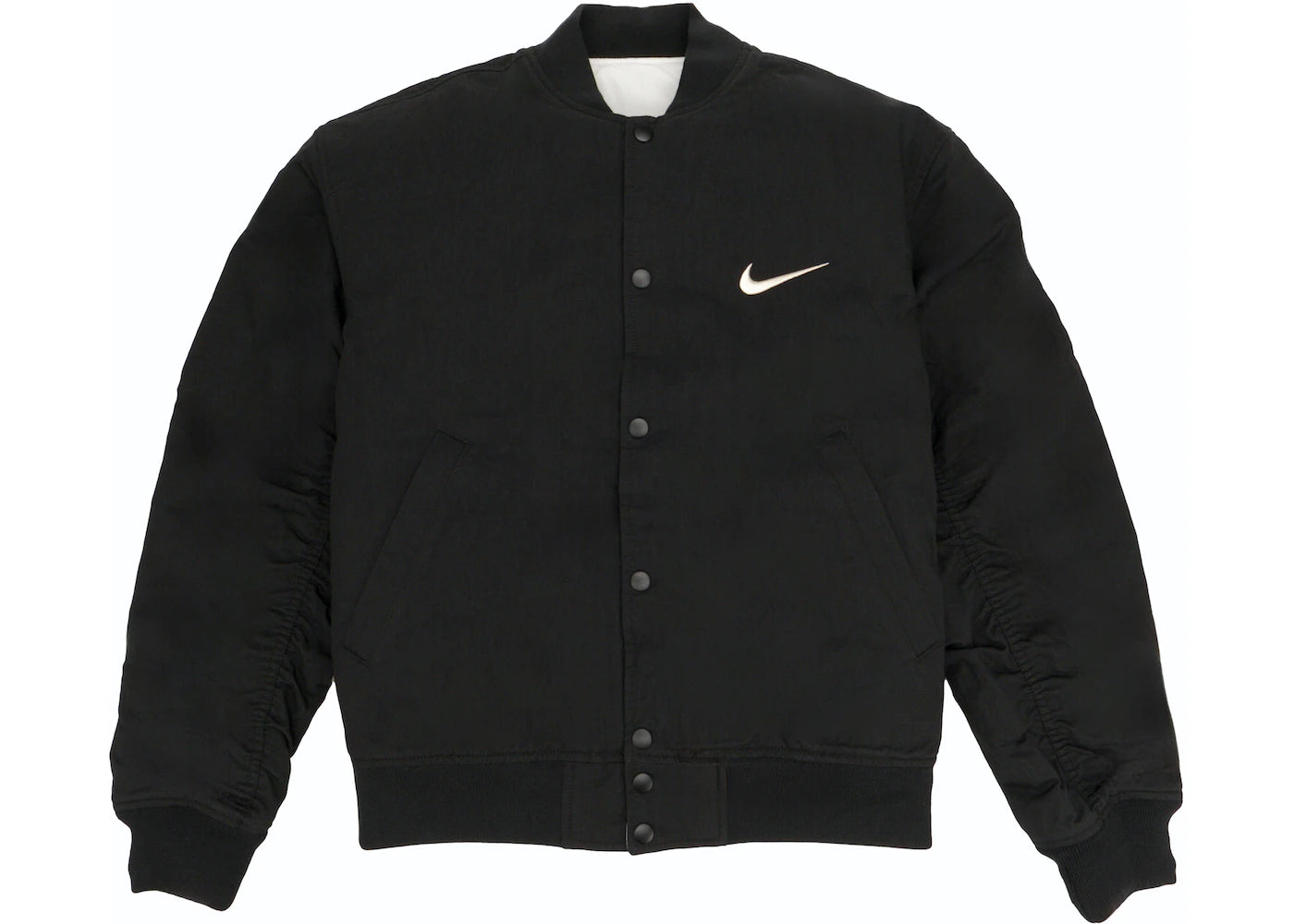 Stussy x Nike Reversible Varsity Jacket - Black