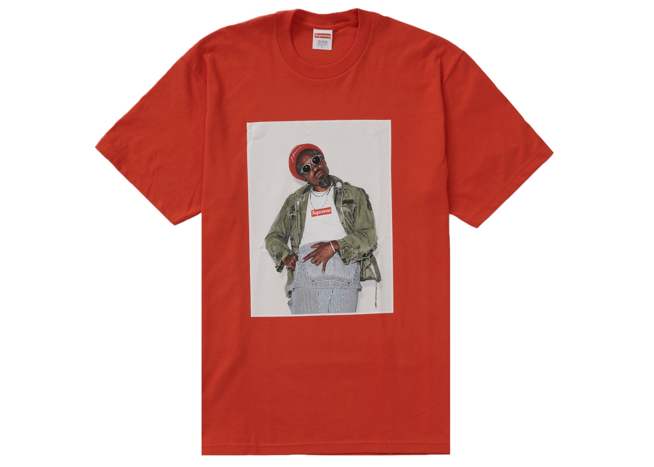 Supreme André 3000 Tee (FW22) - Tomato