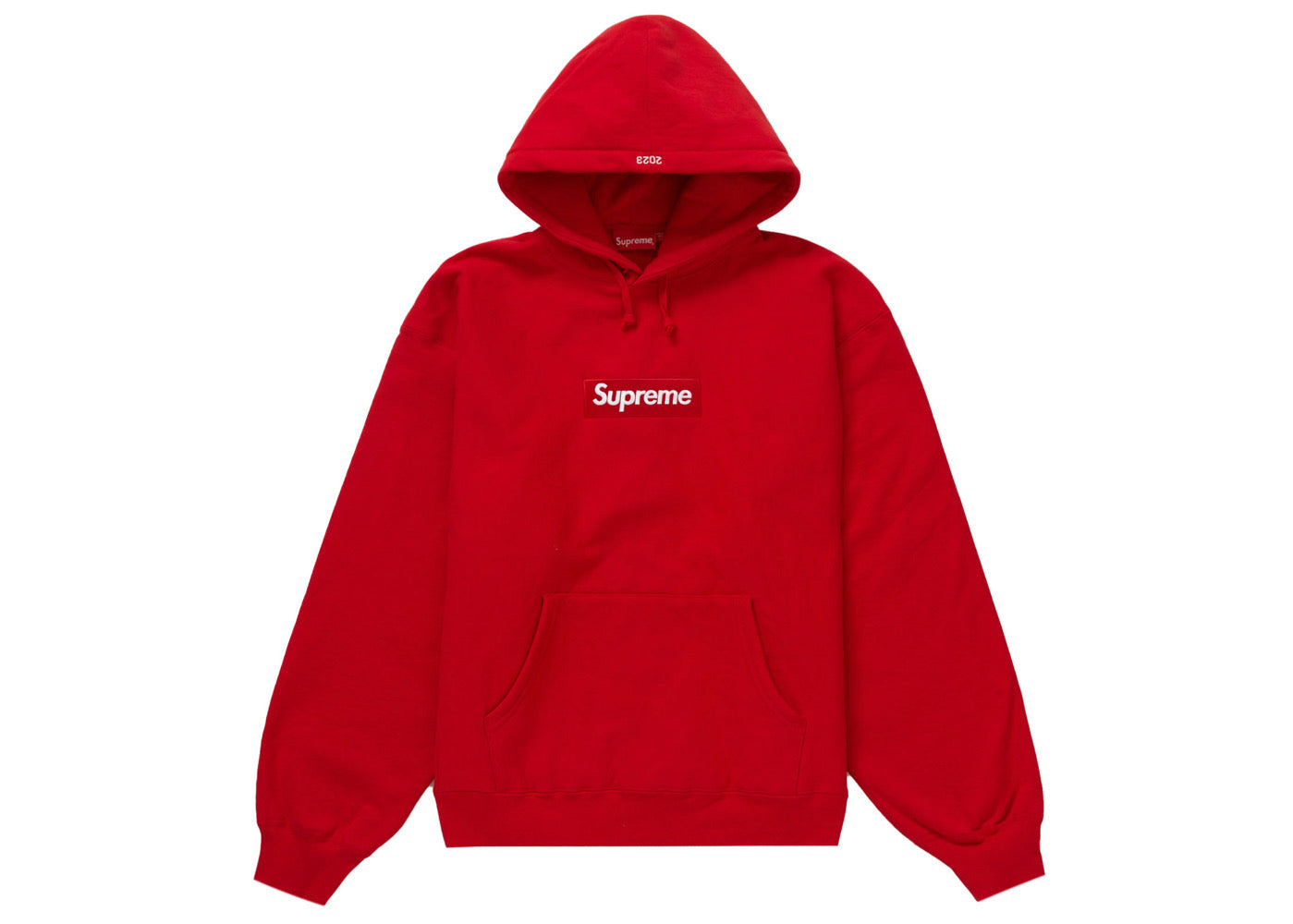 Supreme Box Logo Hooded Sweatshirt (FW23) - Red