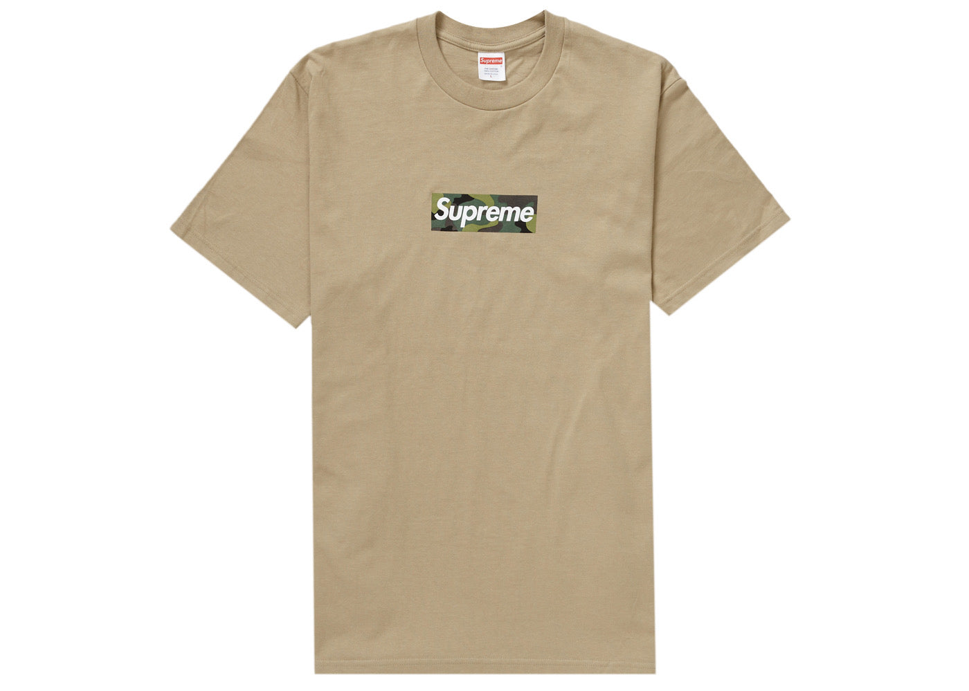 Supreme Box Logo Tee (FW23) - Khaki