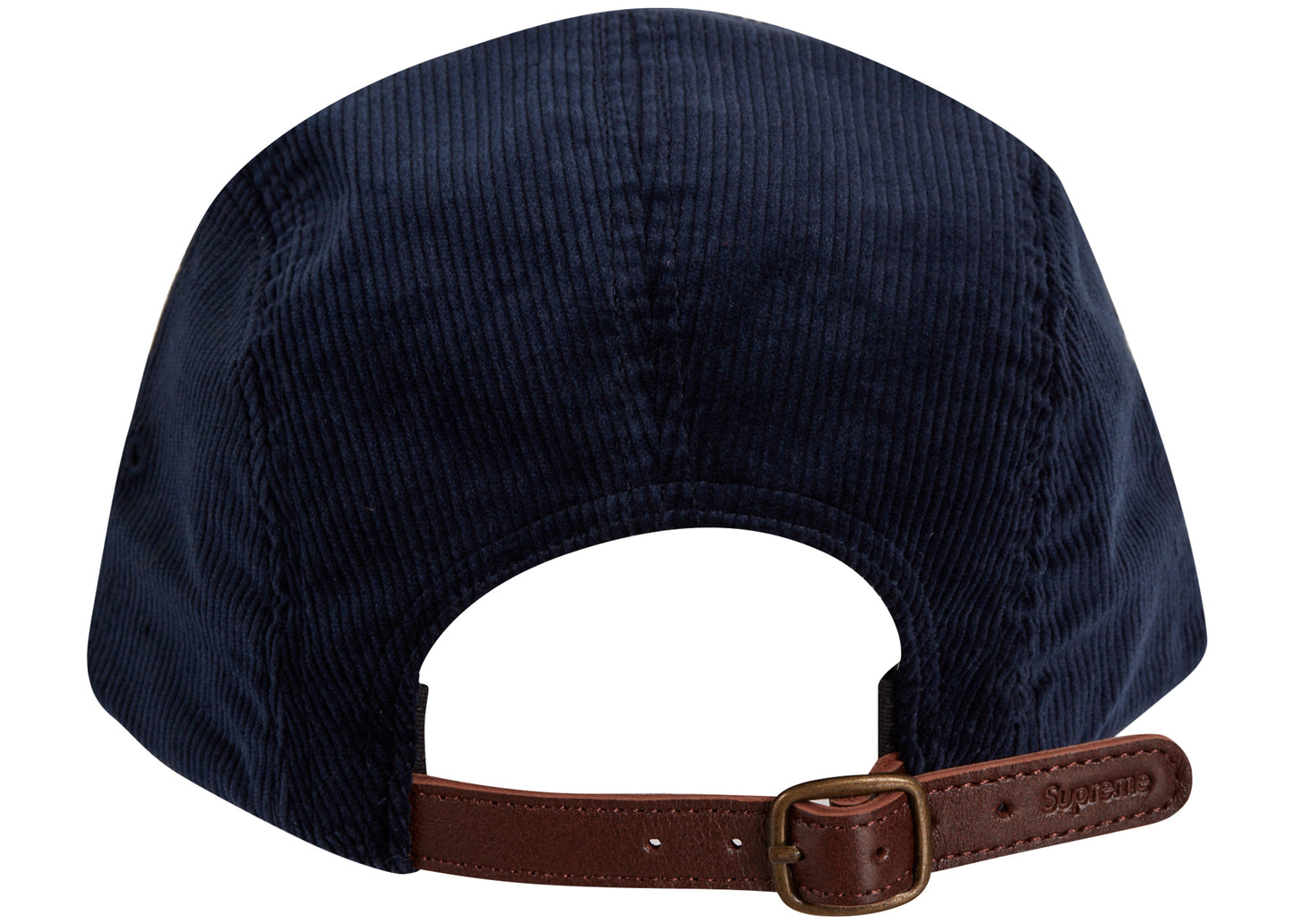Supreme Corduroy Camp Cap (FW22) - Navy