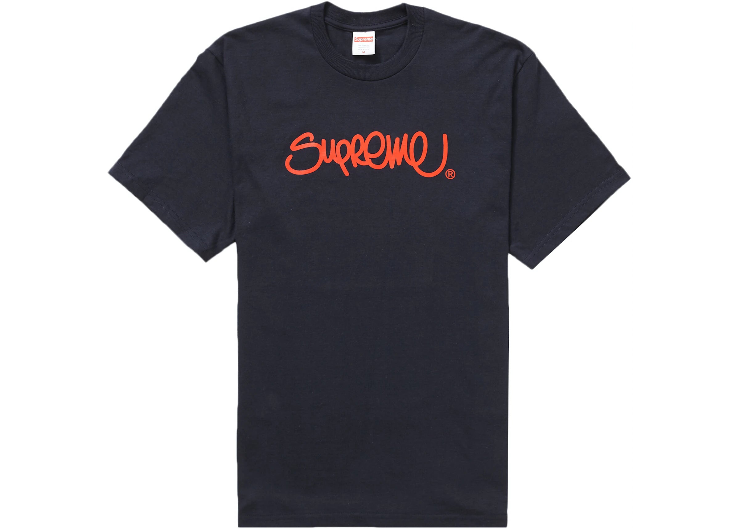 Supreme time tee navy hot sale