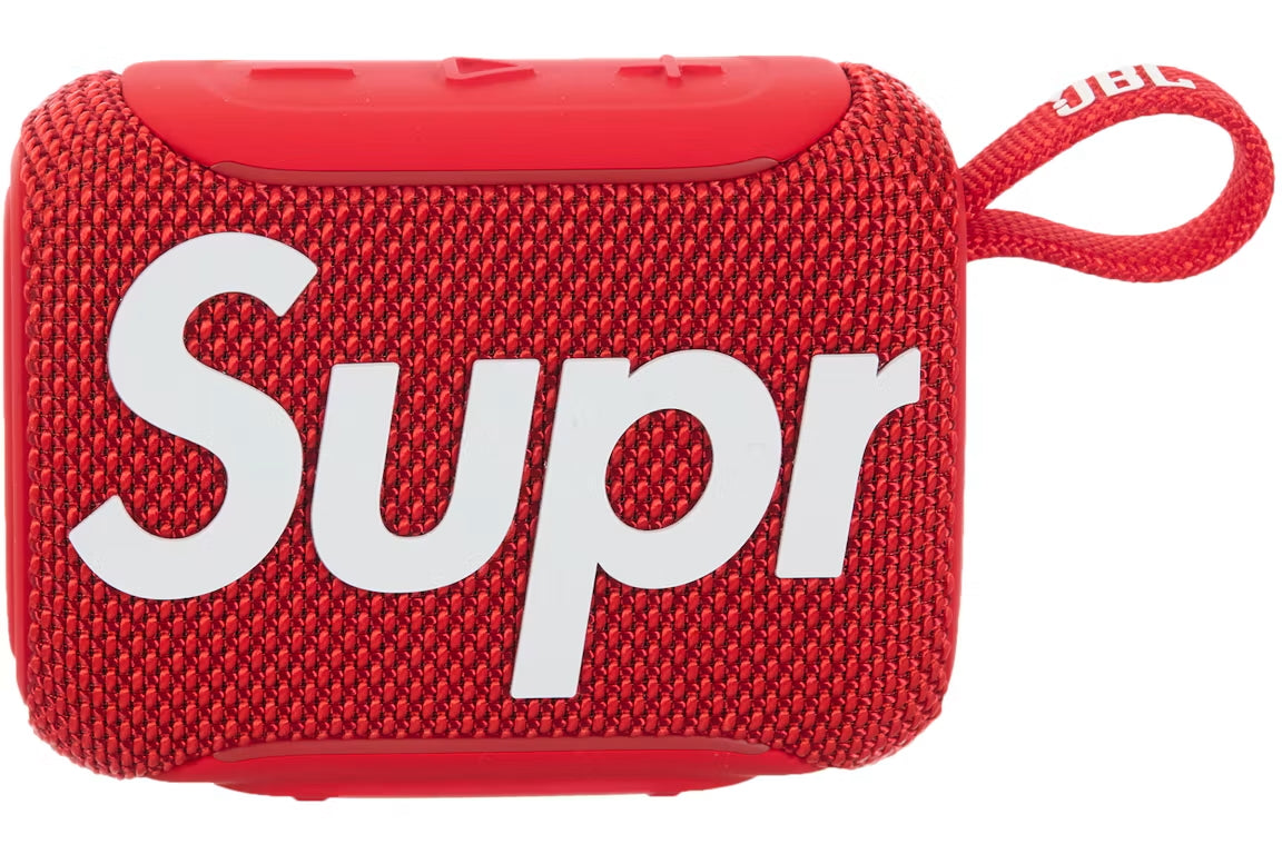 Supreme JBL Go 5 Bluetooth Speaker (FW26) - Red