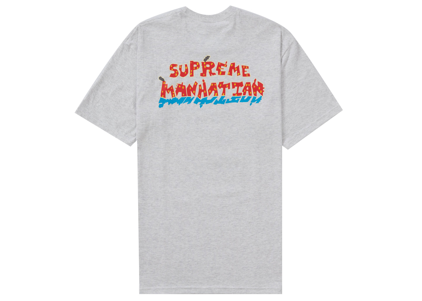 Supreme Manhattan Tee (SS22) - Ash Grey