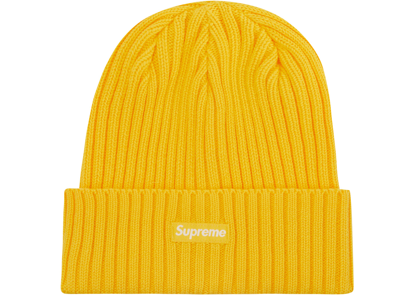 Supreme Overdyed Beanie (SS23) - Lemon