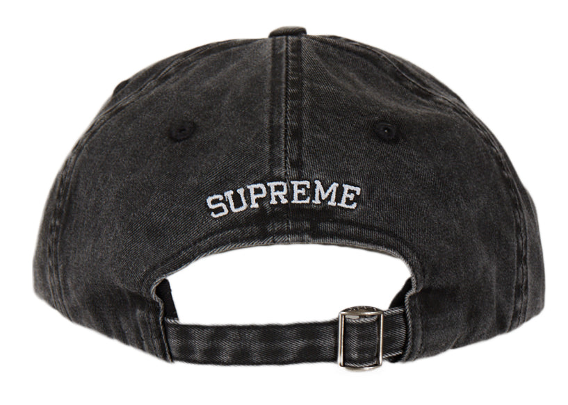 Supreme Pigment Print S Logo 6-Panel 6-Panel (FW22) - Black