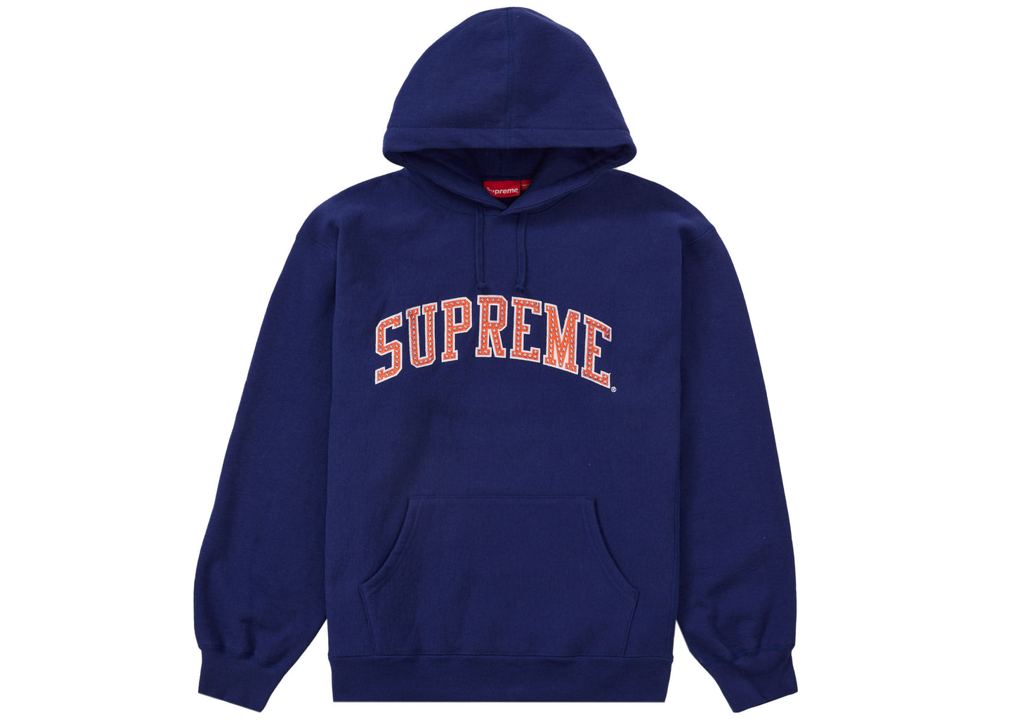 Supreme Stars Arc Hooded Sweatshirt (SS22) - Dark Royal