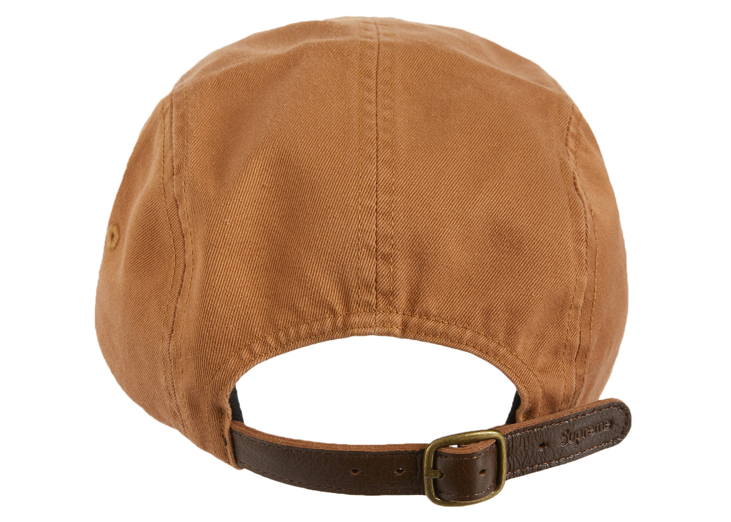 Supreme Washed Chino Twill Camp Cap (SS23) - Brown