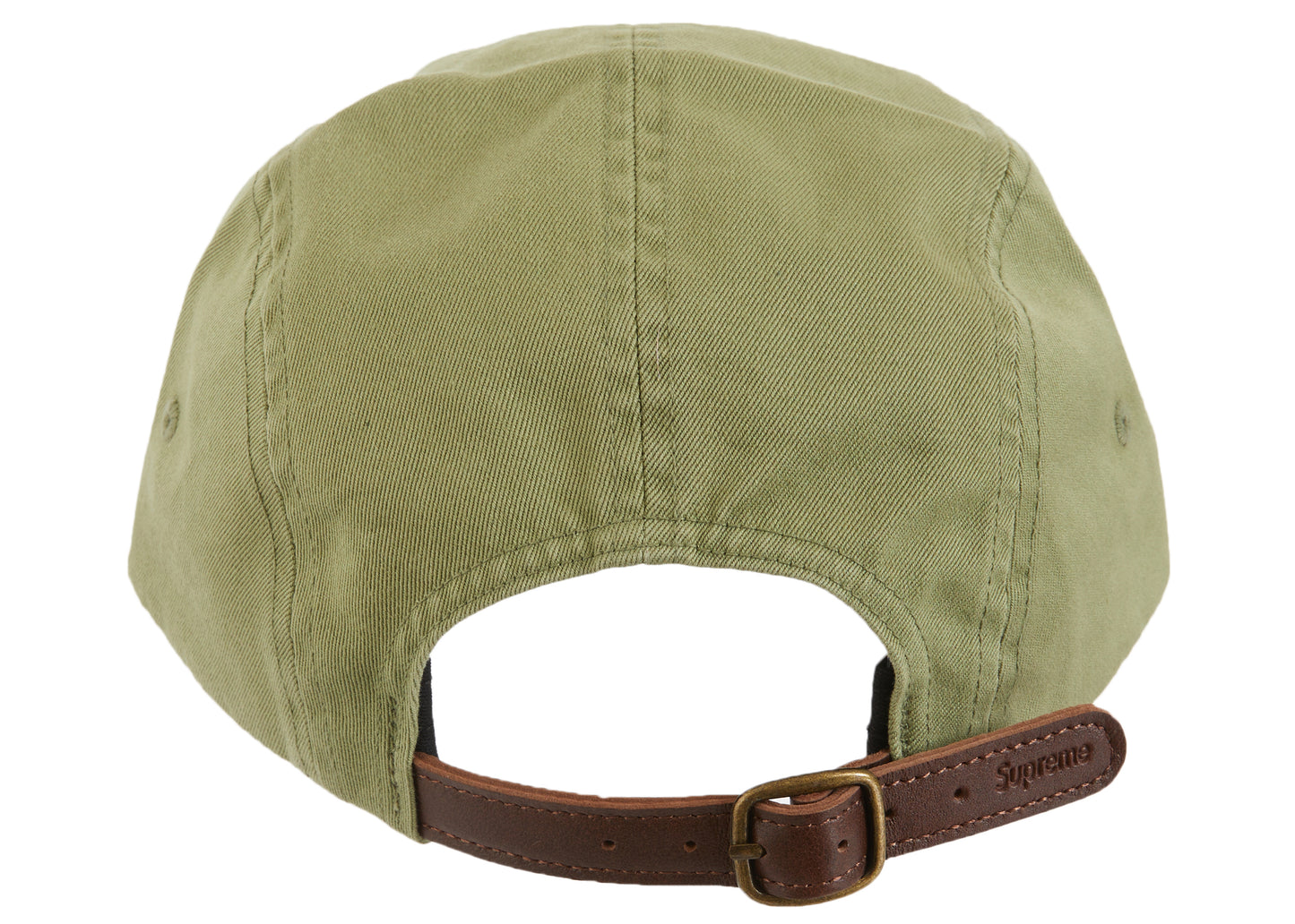 Supreme Washed Chino Twill Camp Cap (SS23) - Olive