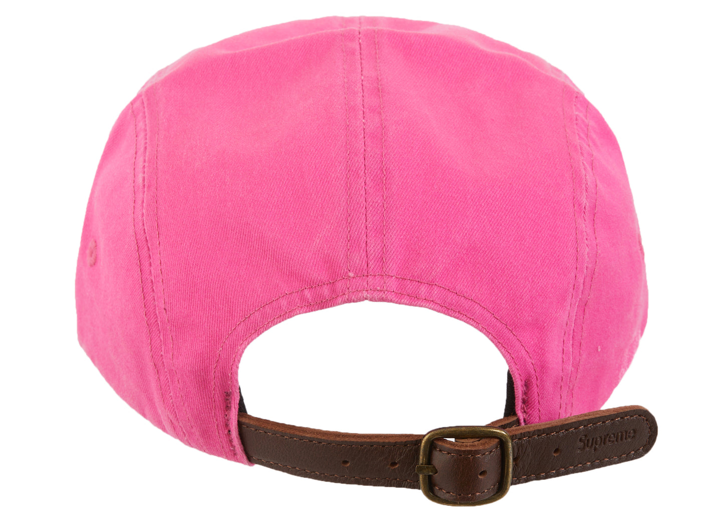 Supreme Washed Chino Twill Camp Cap (SS23) - Pink