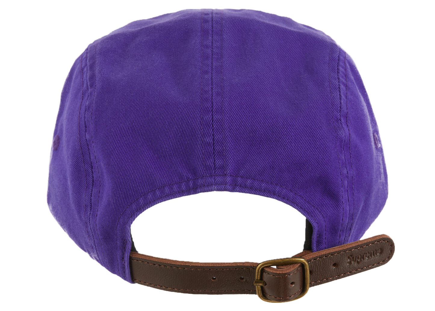 Supreme Washed Chino Twill Camp Cap (SS23) - Purple