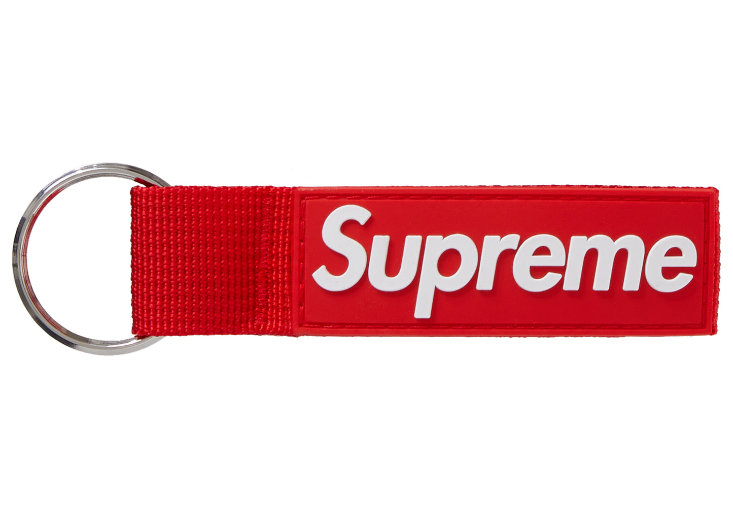 Supreme Webbing Keychain (FW20) - Red