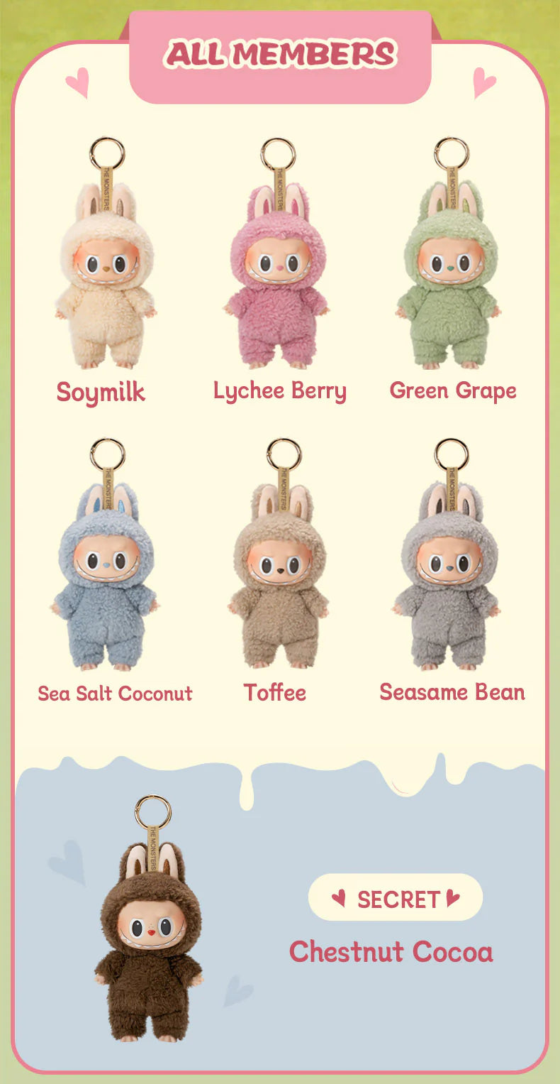 Pop Mart Labubu The Monsters Tasty Exciting Macarons Vinyl Plush Pendant - Single Sealed Blind Box