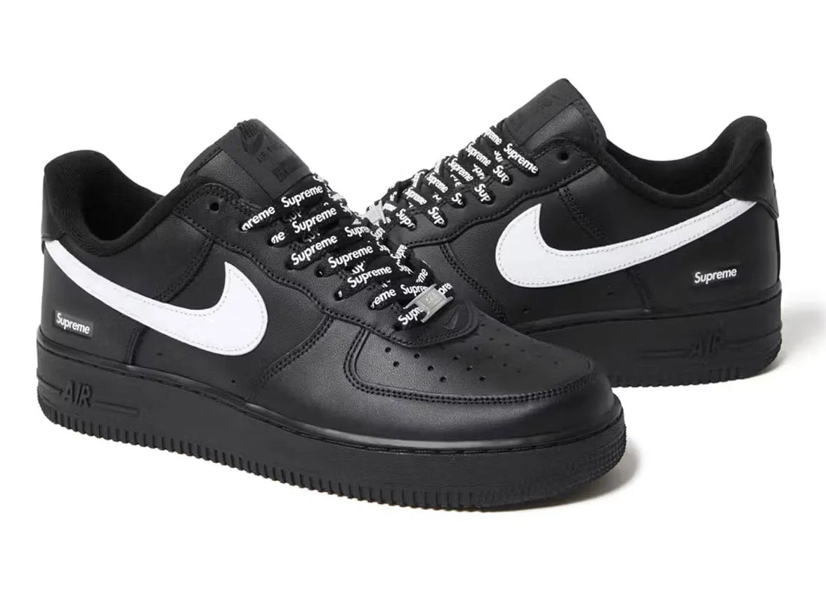 Nike Air Force Low 'Supreme Black White' – - Main Image