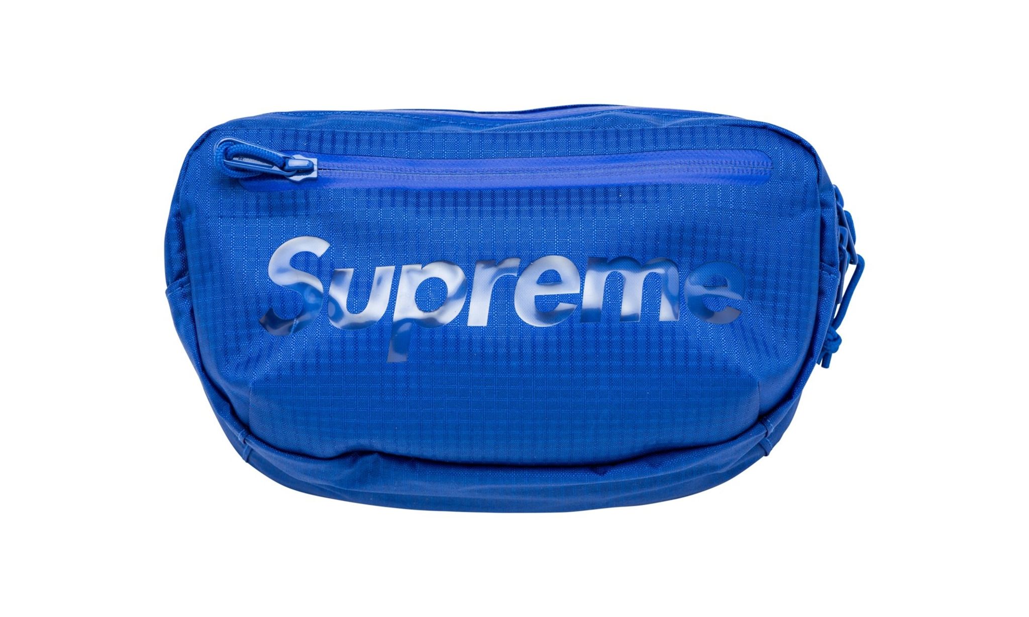 Blue shops supreme waist bag