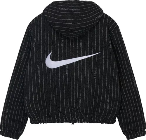 Nike striped jacket hotsell