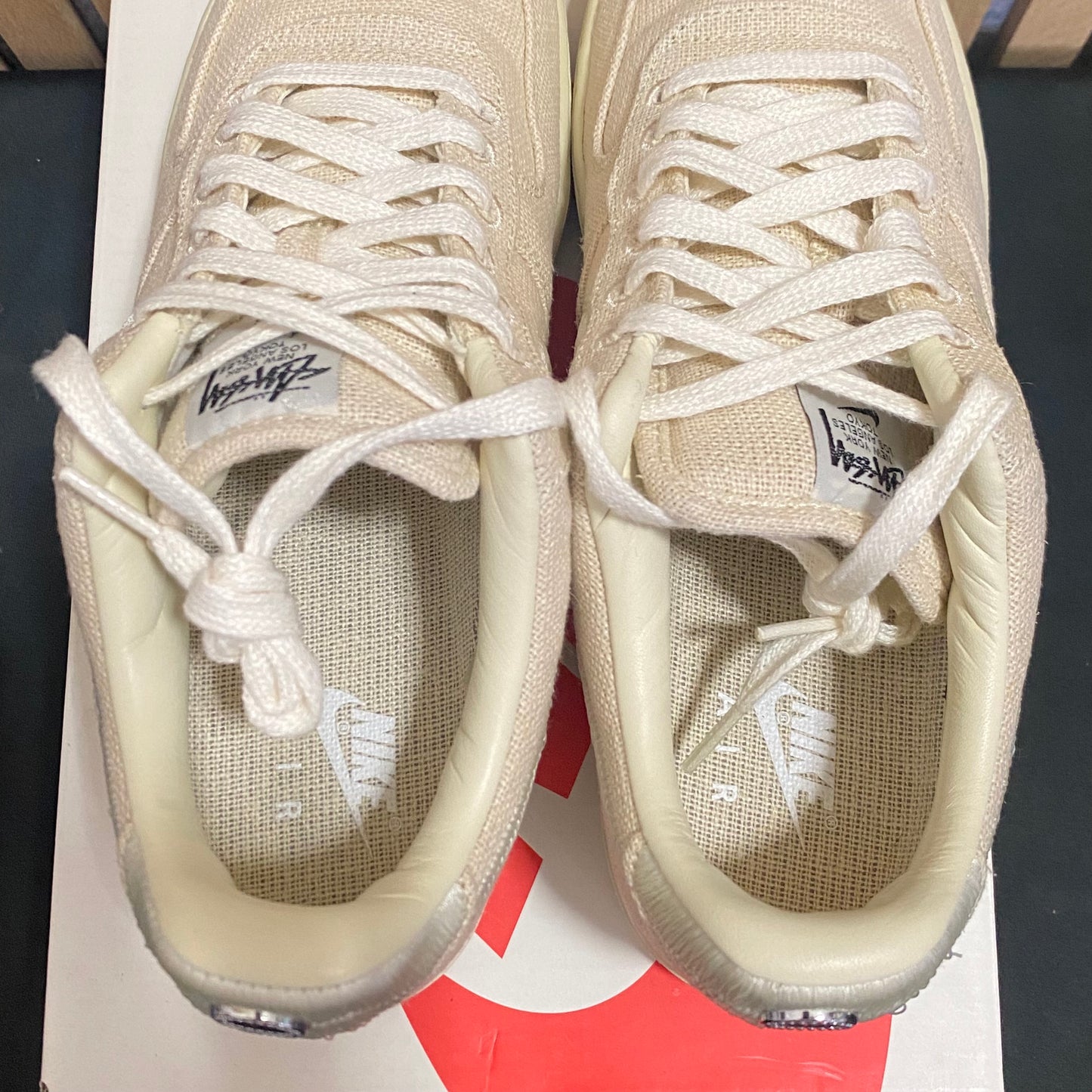 Nike Air Force 1 Low 'Stussy Fossil' (PRE-OWNED)