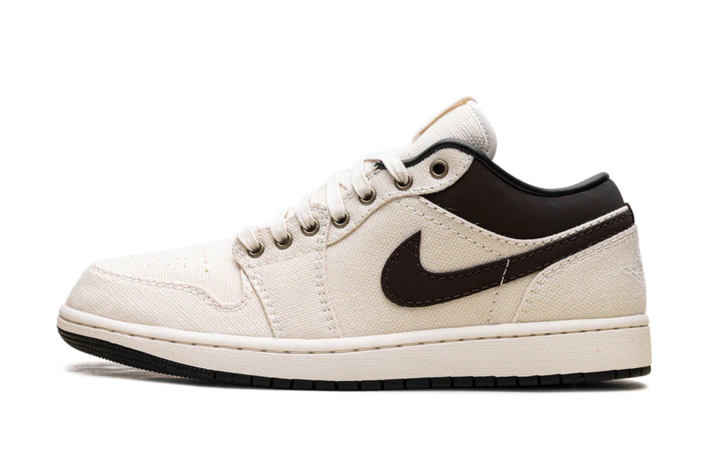 Air Jordan 1 Low Premium 'Pale Ivory Off Noir Baroque Brown'