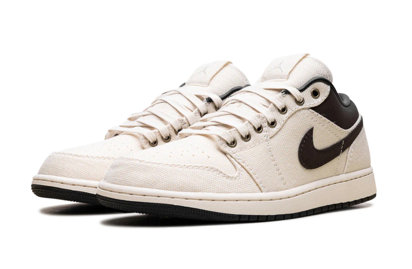 Air Jordan 1 Low Premium 'Pale Ivory Off Noir Baroque Brown'