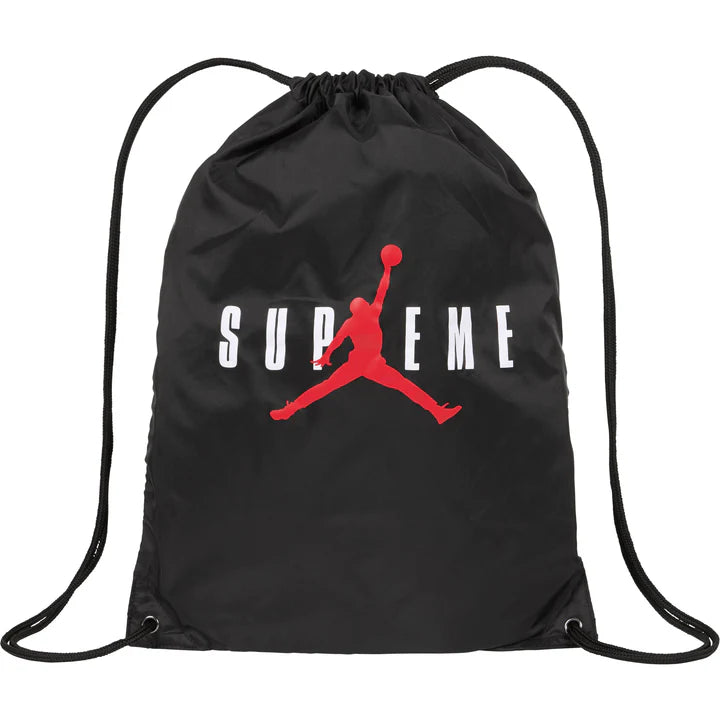 Supreme Jordan Drawstring Bag (FW24) - Black