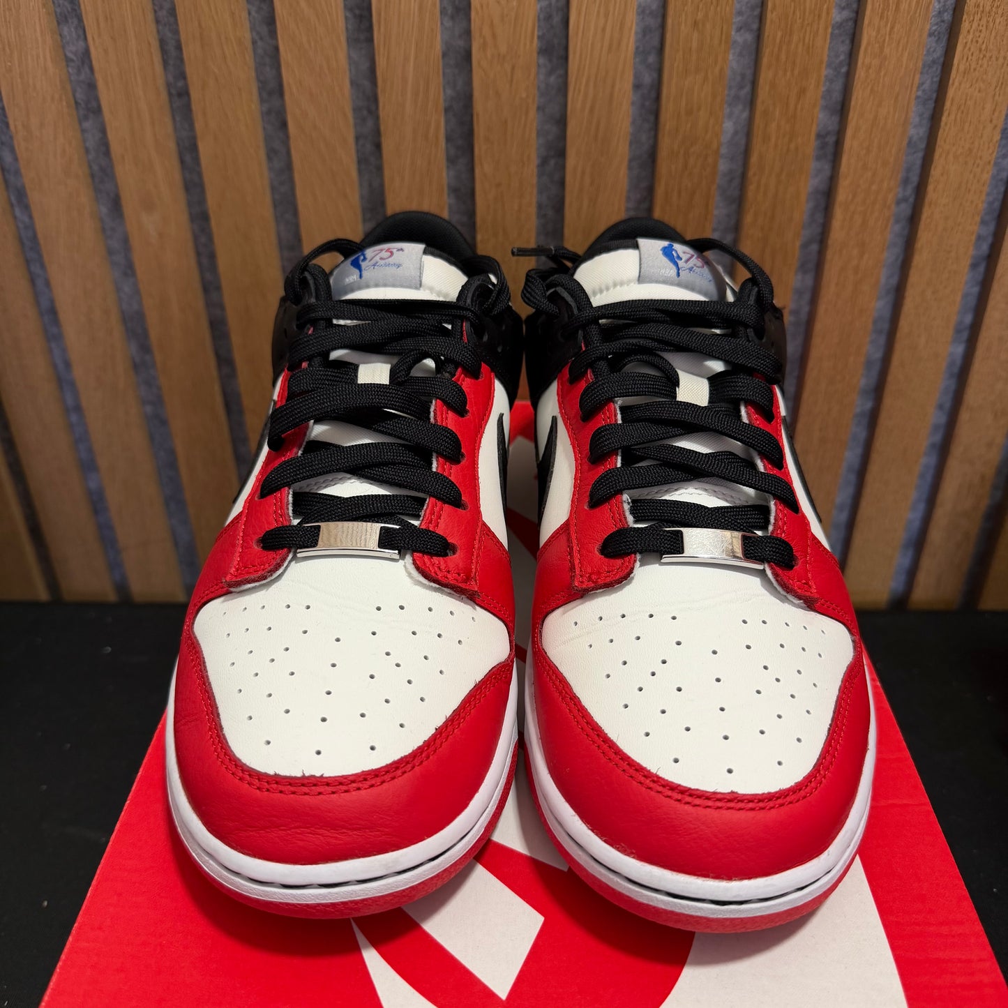 Nike Dunk Low EMB 'NBA 75th Anniversary Chicago '(PRE-OWNED)