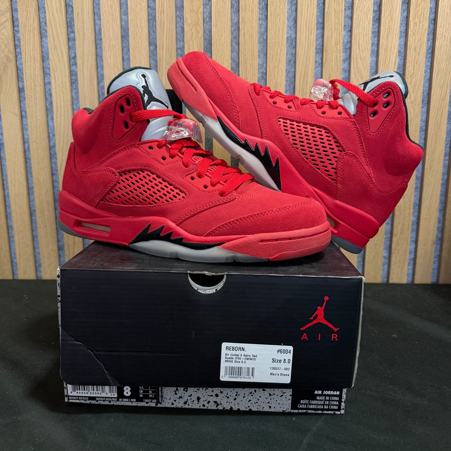 Air Jordan 5 Retro 'Red Suede' (PRE-OWNED)