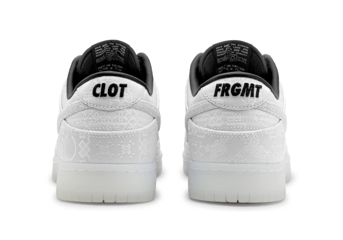 Nike Dunk Low 'Fragment Design x CLOT' 20th Anniversary Nike Dunk Low 'Fragment Design x CLOT' 20th Anniversary
