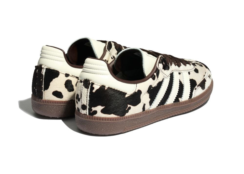 adidas Samba OG Cow Print Dark Brown White (W)