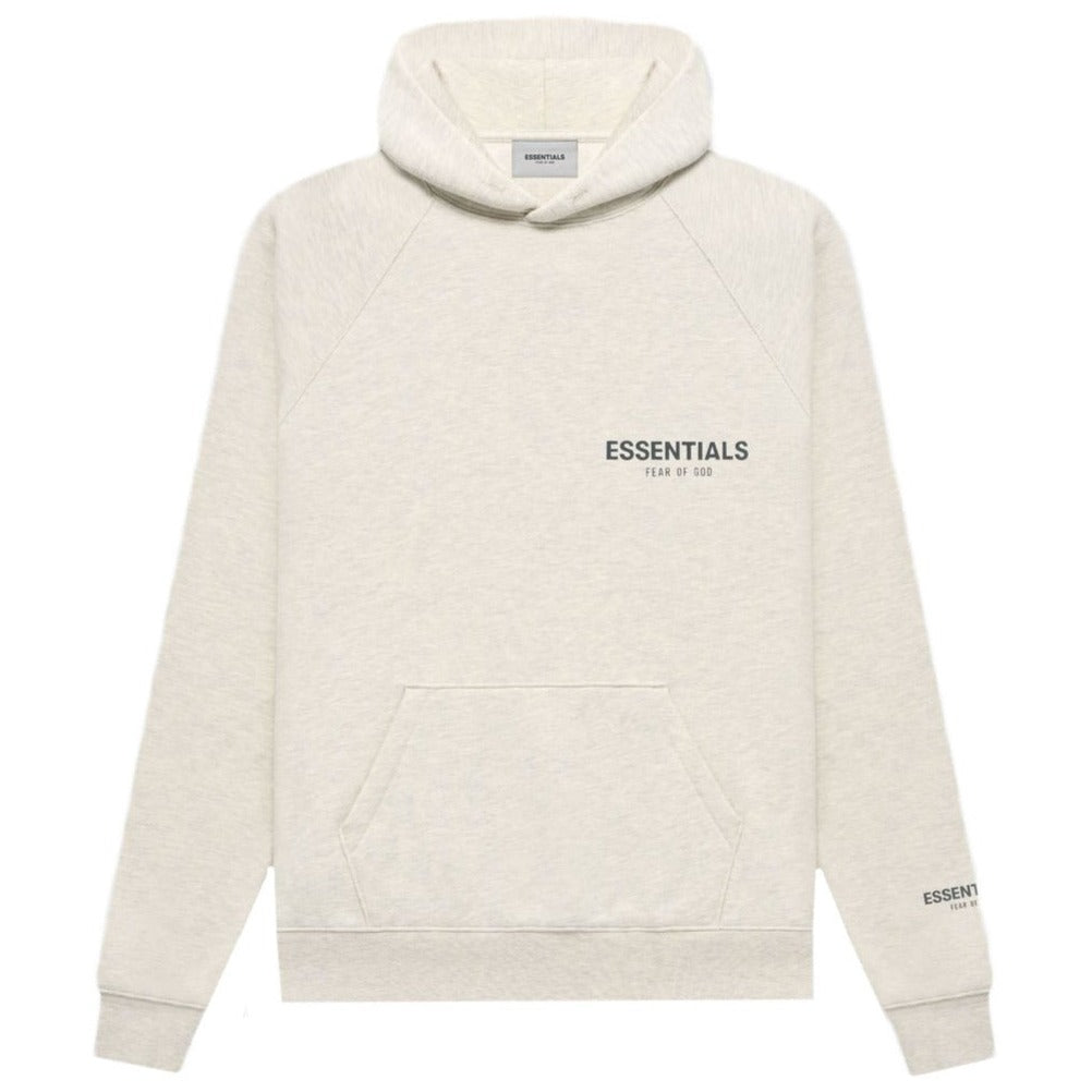 Fear of God Essentials Core Collection Pullover Hoodie (FW21) - Light Heather Oatmeal