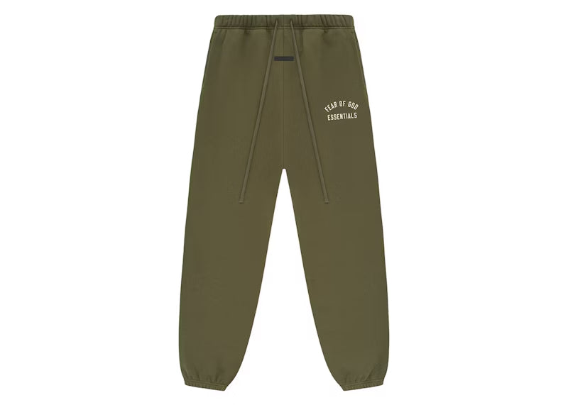 Fear of God Essentials Fleece Essential Sweatpant (FW24) - Military