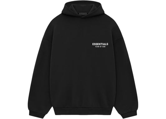 Fear of God Essentials Pullover Hoodie (FW24)-  Black