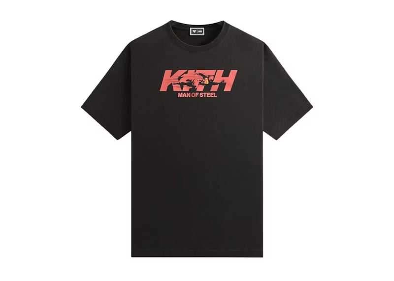 Kith x Superman Man Of Steel Vintage Tee (SS25) - Black