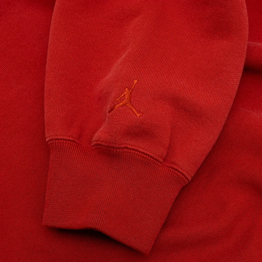 Jordan BIKE AIR x Nigel Sylvester Fleece Crewneck Sweatshirt (SS26) - Cinnabar Red
