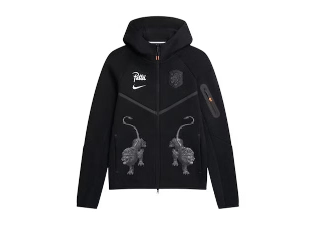 Nike x Patta Netherlands KNVB Tech Fleece Zip Windrunner Hoodie (SS26) - Black