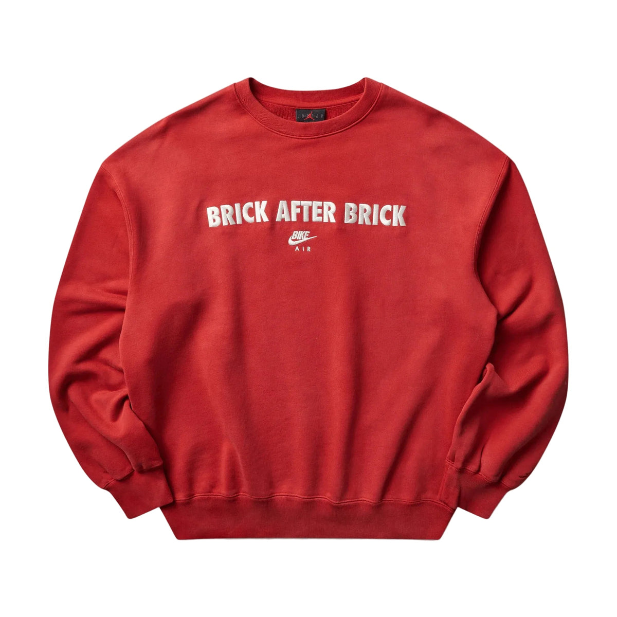 Jordan BIKE AIR x Nigel Sylvester Fleece Crewneck Sweatshirt (SS26) - Cinnabar Red