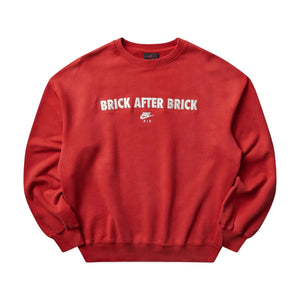 Jordan BIKE AIR x Nigel Sylvester Fleece Crewneck Sweatshirt (SS26) - Cinnabar Red