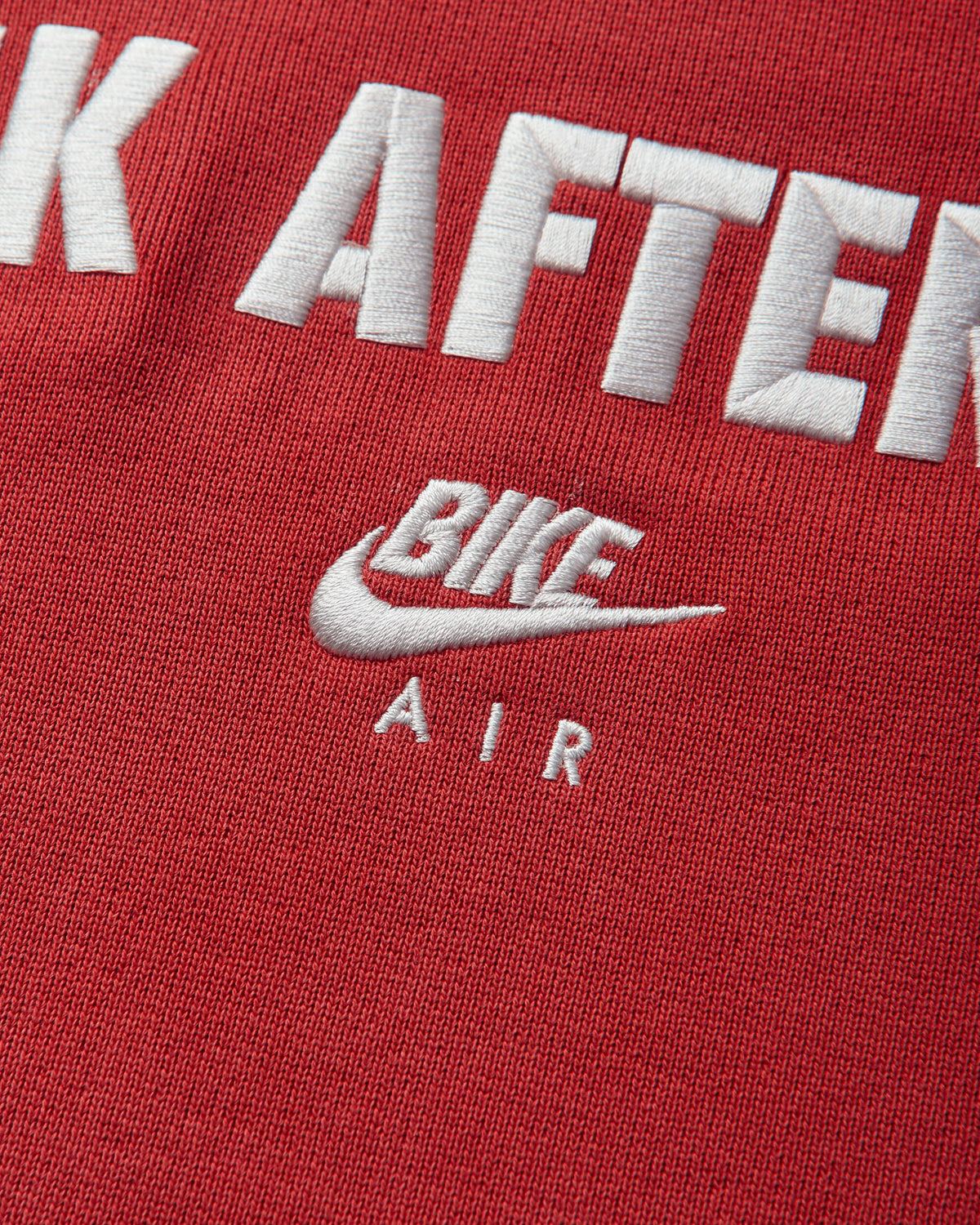 Jordan BIKE AIR x Nigel Sylvester Fleece Crewneck Sweatshirt (SS26) - Cinnabar Red