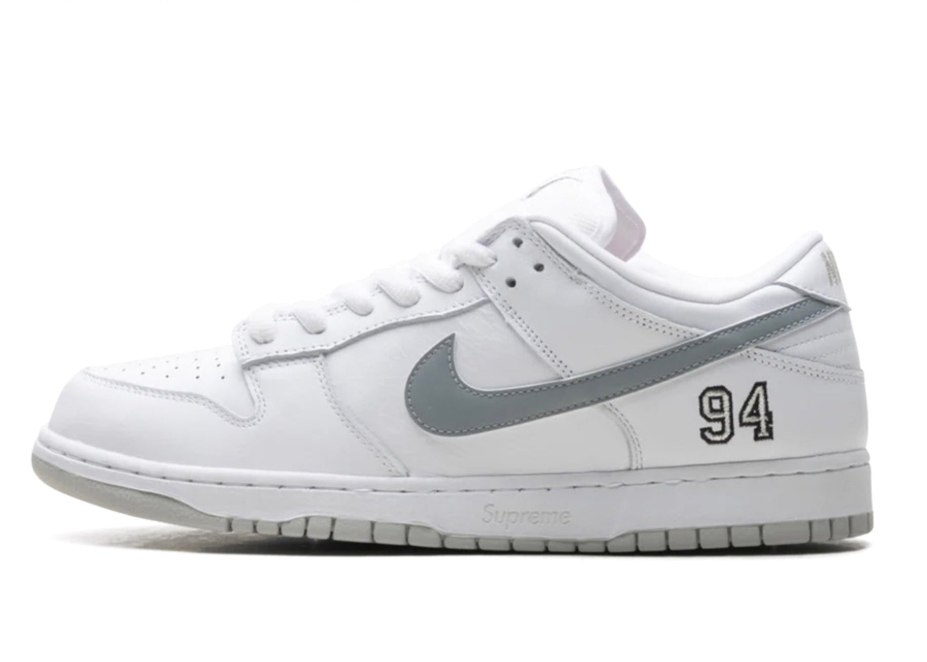 Nike SB Dunk Low 'Supreme 94 - White' – Reborn.