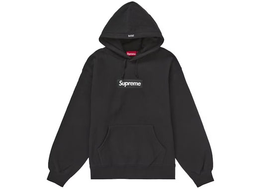 Supreme Box Logo Hooded Sweatshirt (FW24) - Black