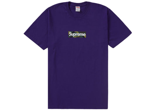 Supreme Box Logo Tee (FW23) - Purple