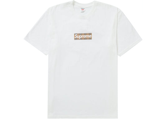 Supreme Burberry Box Logo Tee (SS22) - White