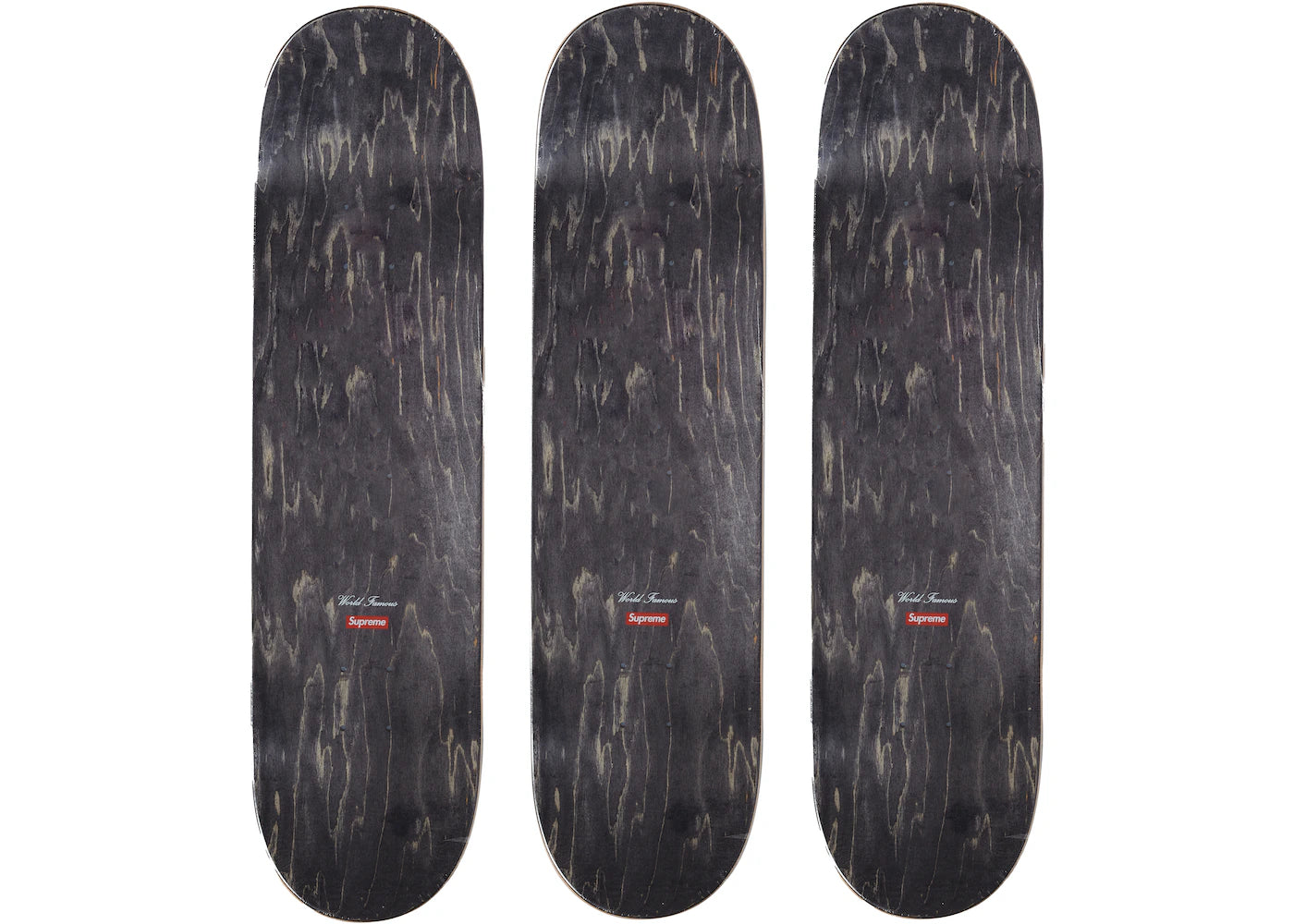 Supreme Celtic Knot Skateboard Deck Set (FW21) - Black/Red/Blue