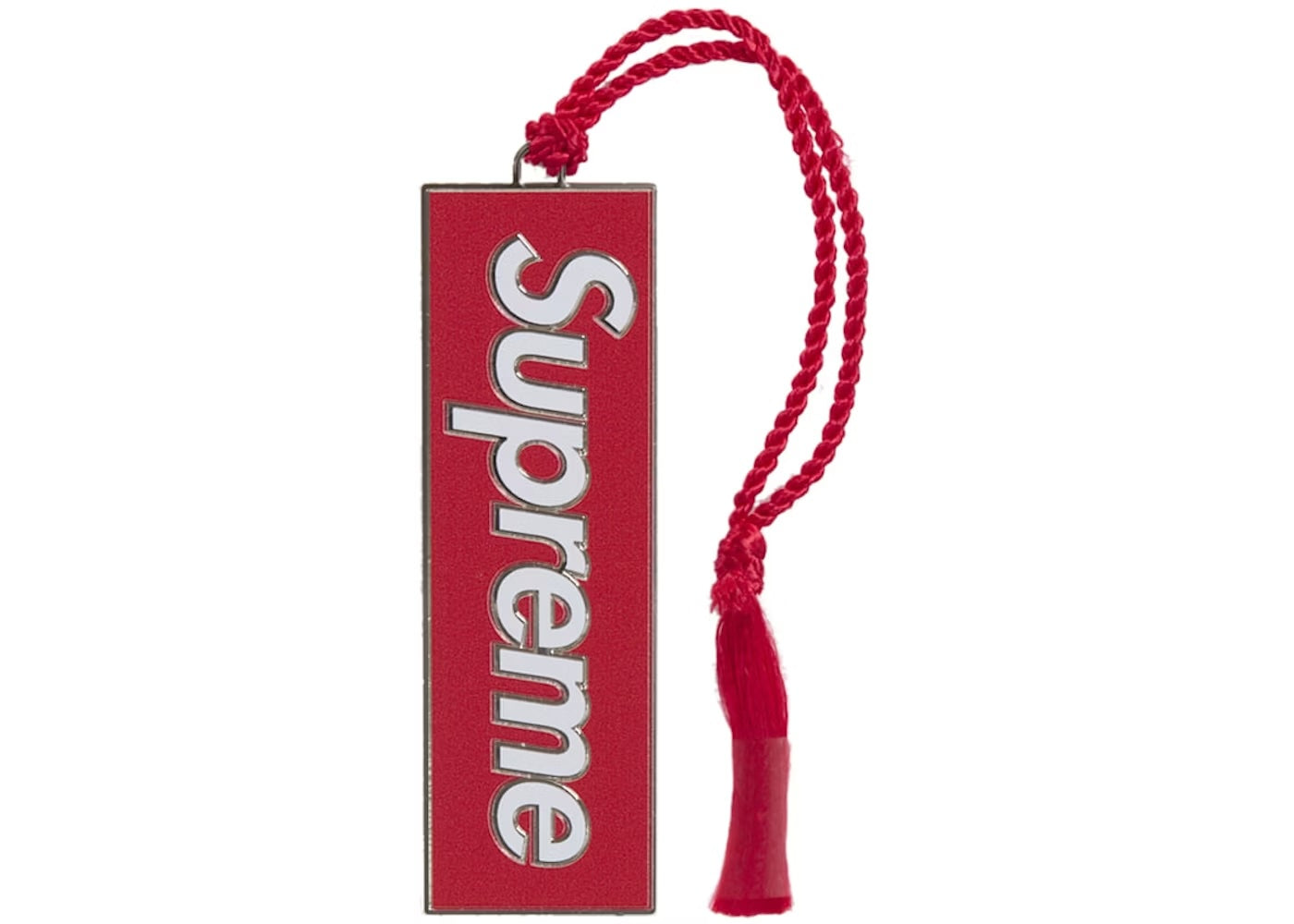 Supreme David Howell & Co. Metal Bookmark (FW24) - Red