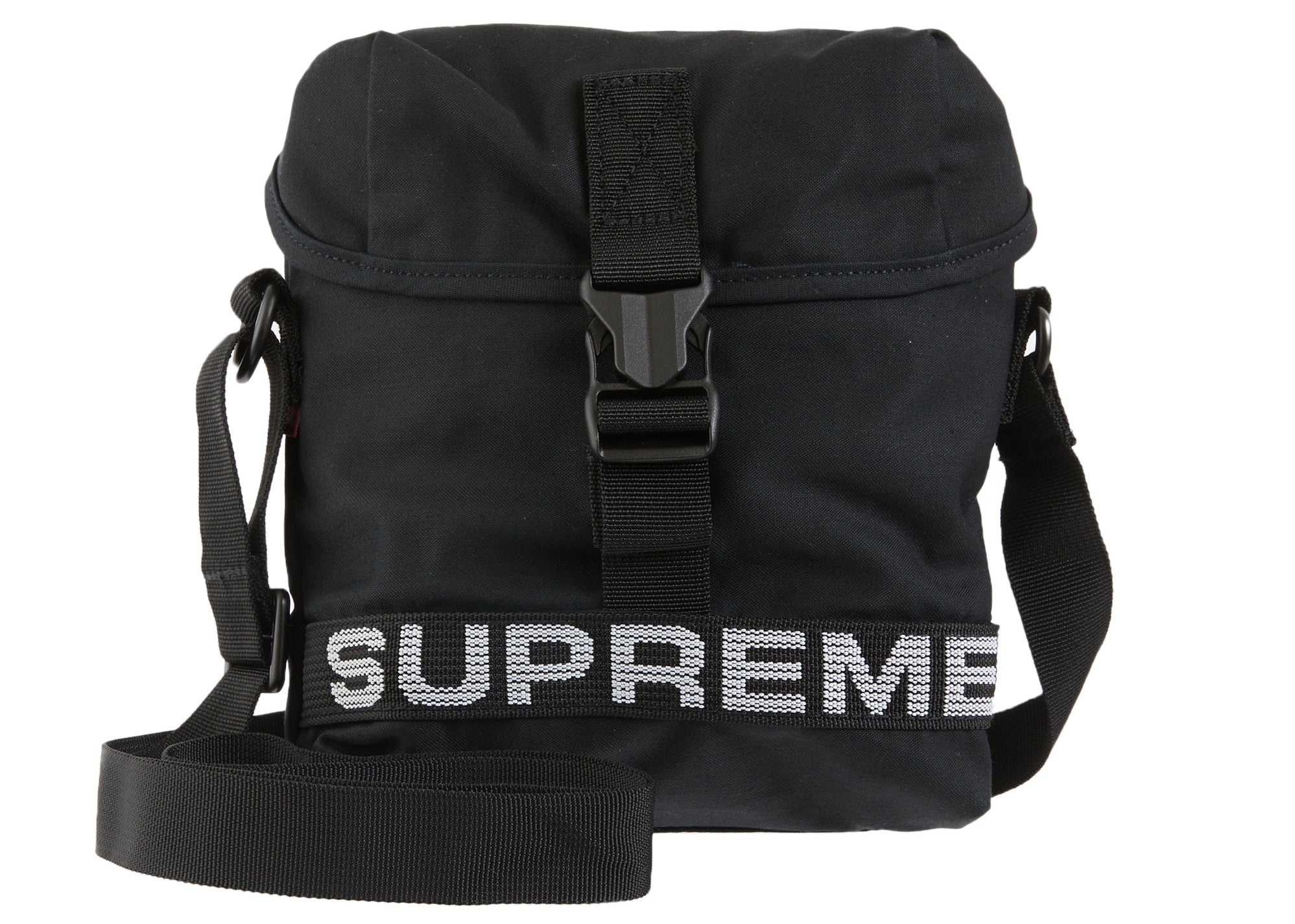 Supreme side bag black on sale