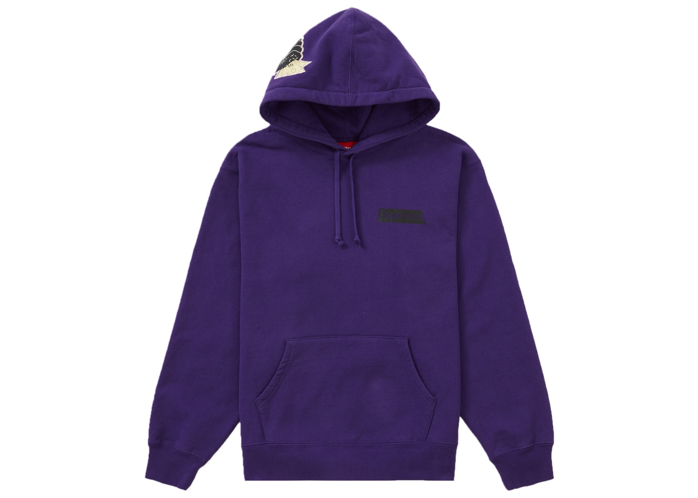 Supreme Instant High Patches Hooded Sweatshirt (SS22) - Purple