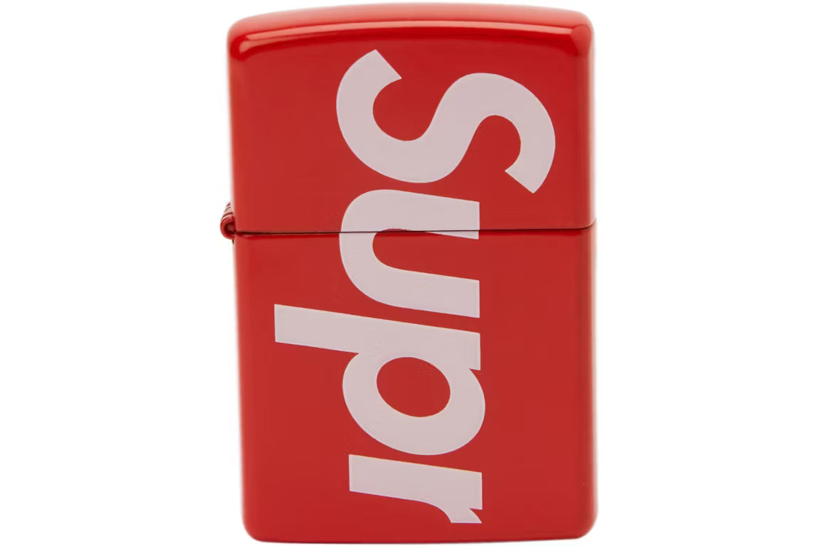 Supreme Logo Zippo (SS18) - Red