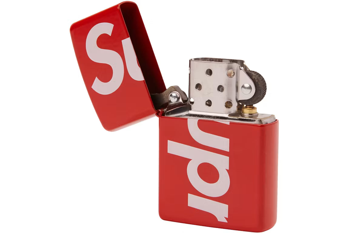 Supreme Logo Zippo (SS18) - Red