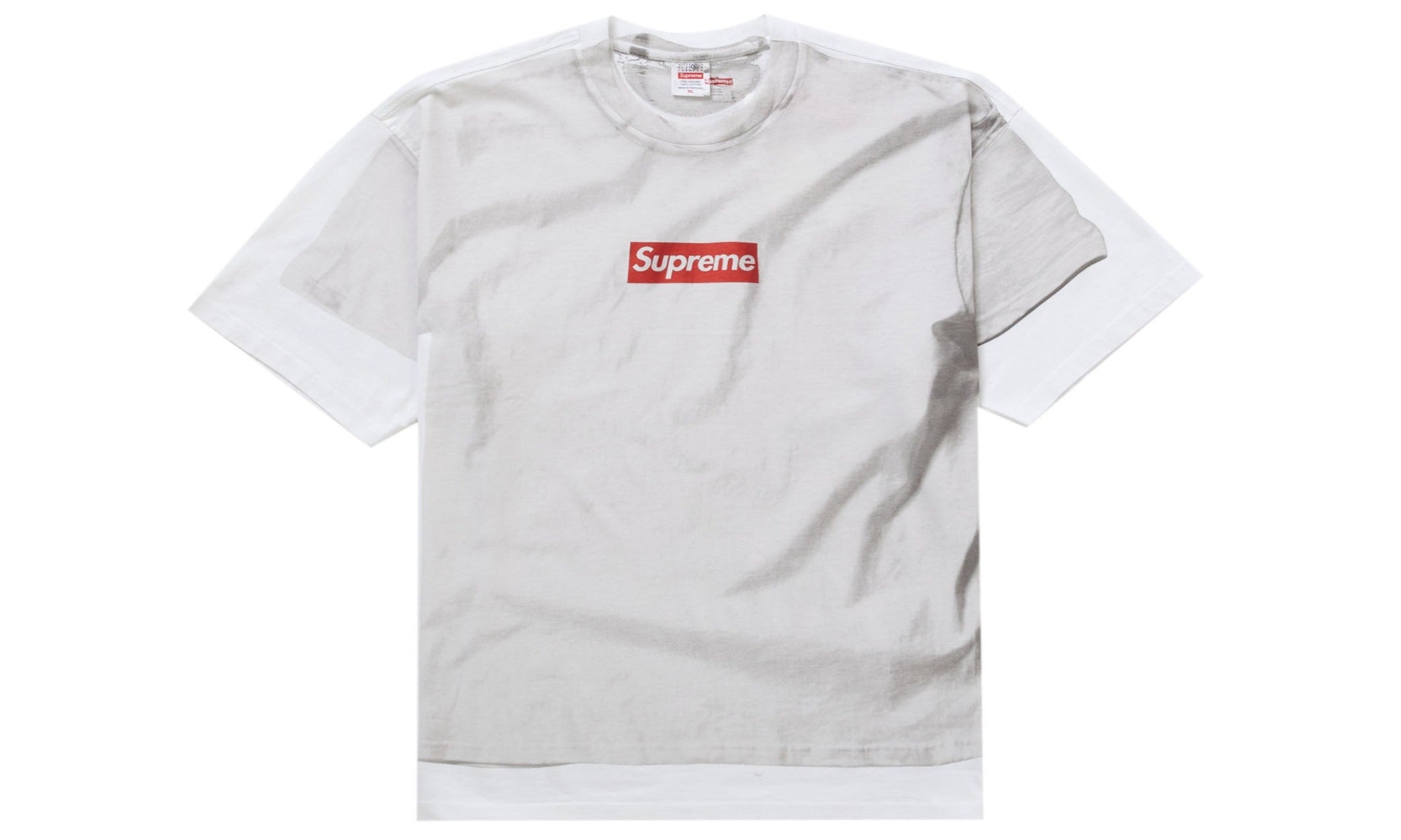 Supreme MM6 Maison Margiela Box Logo Tee SS24 White Reborn